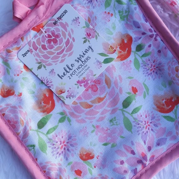 Kitchen Hello Spring Kitchen Towel Pot Holders 3 Pc Poshmark